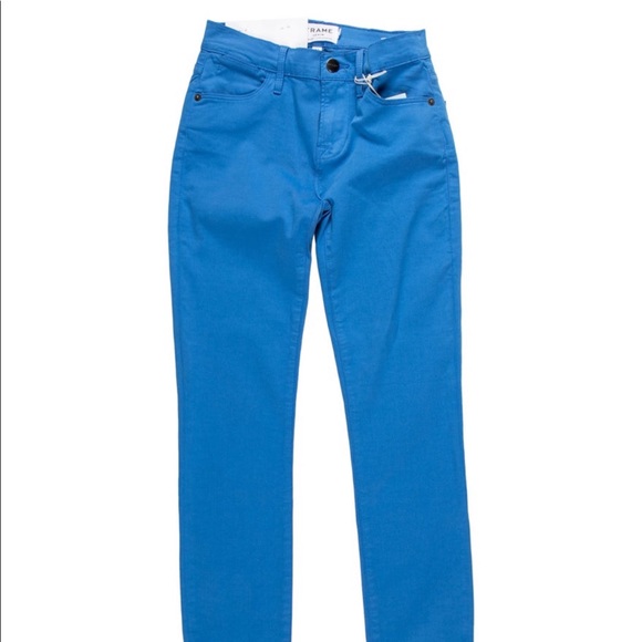 NWT FRAME Blue skinny Jean size 23 - Picture 1 of 7